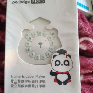 P10Pro Numeric Label Maker - White